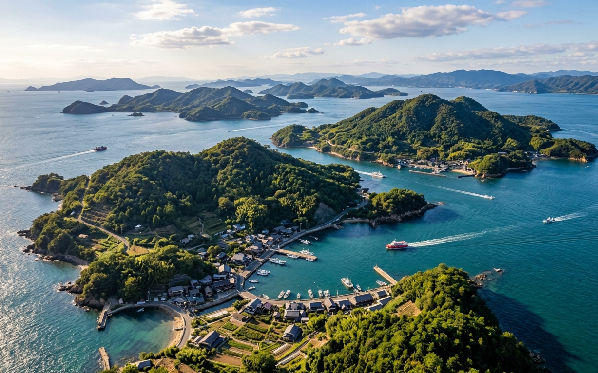 Combien y a -t-il d'îles au Japon exactement ?