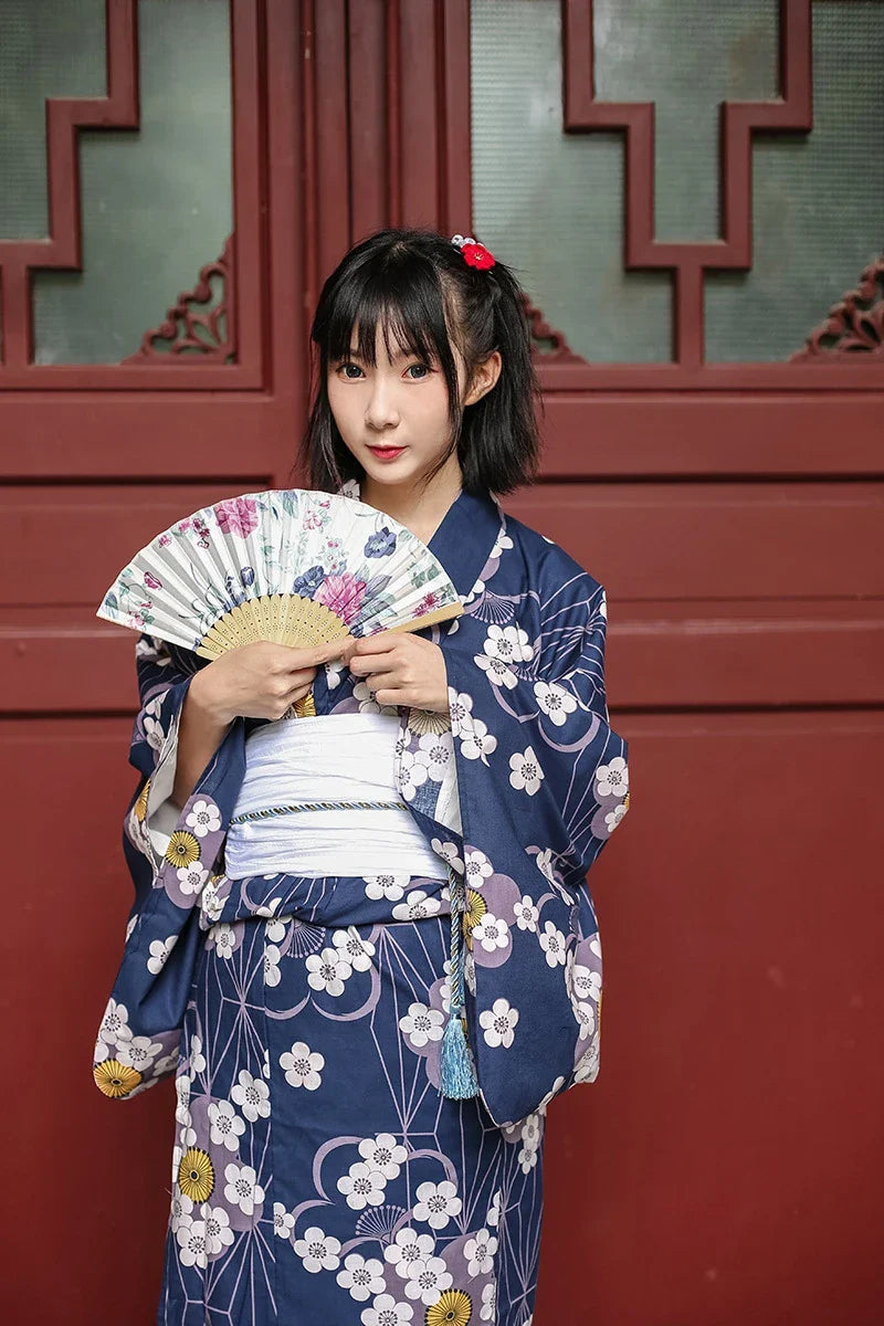 Yukata Femme Tsubaki — Kyotari - vue 1