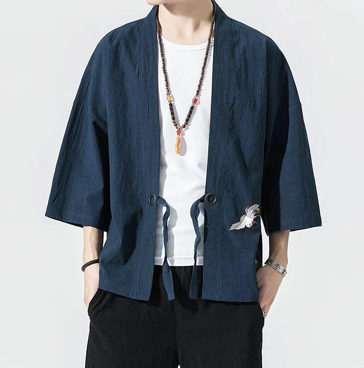cardigan kimono homme prix france kyotari