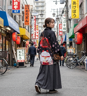 Veste Style Kimono Andon