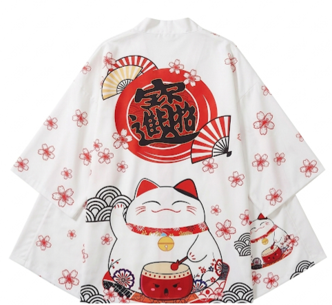 Veste Style Kimono Andon