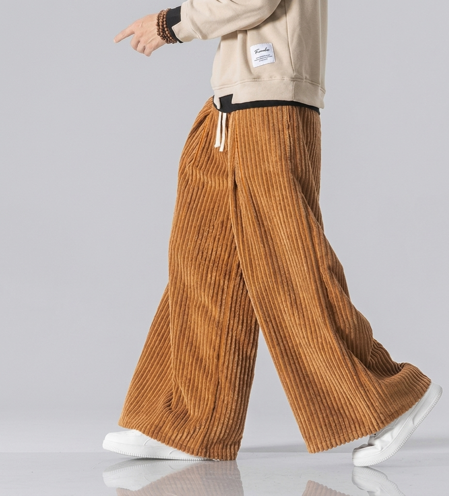 Pantalon Large Style Japonais Shoji
