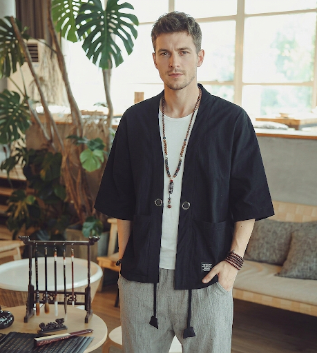 Veste Kimono Homme - Stoto | Kyotari